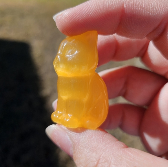 mini cat eye cat carving - Picture 6 of 9